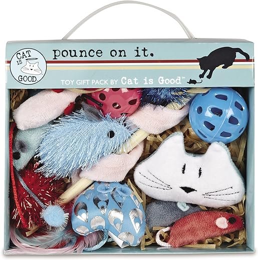 Cat Is Good Pounce Toy Gift Box