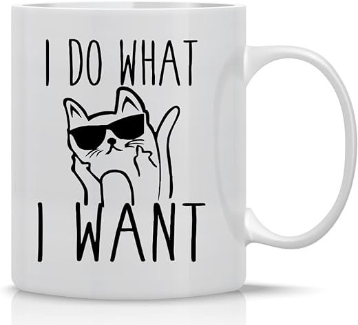 Cat Lover Inspirational Coffee Mug