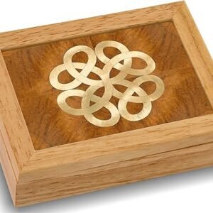 Celtic Wood Art Box - Handmade USA