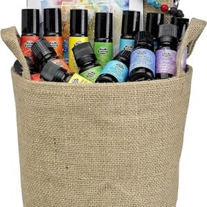 Chakra Healing Gift Basket - Natural Essential Oils