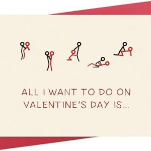 Cheeky Valentines Card: All I Want