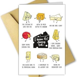 Cheesy Pun Card, Cute Valentines Day Card