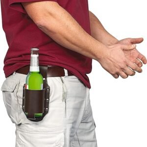 Classic Beer Holster - Espresso Brown
