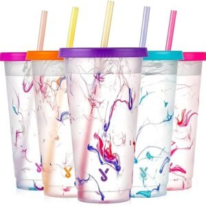 Color Changing Cold Cups with Lids - 5 Pack