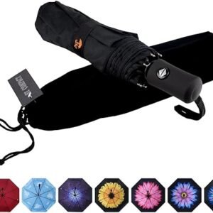 Compact Windproof Travel Umbrella - Factory Outlet