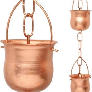 Copper Rain Chain - Decorative Chimes & Cups