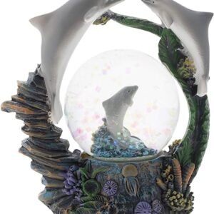 Coral Reef Dolphin Family Miniature Figurine