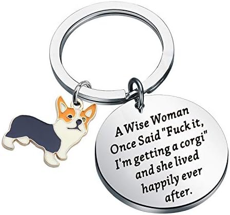 Corgi Mom Gift Keychain - Happy Ending