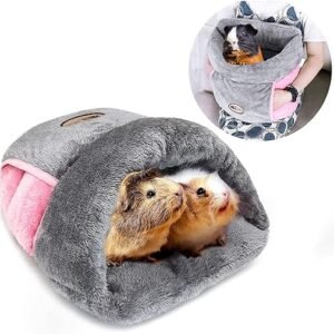 Cozy Grey Guinea Pig Bed