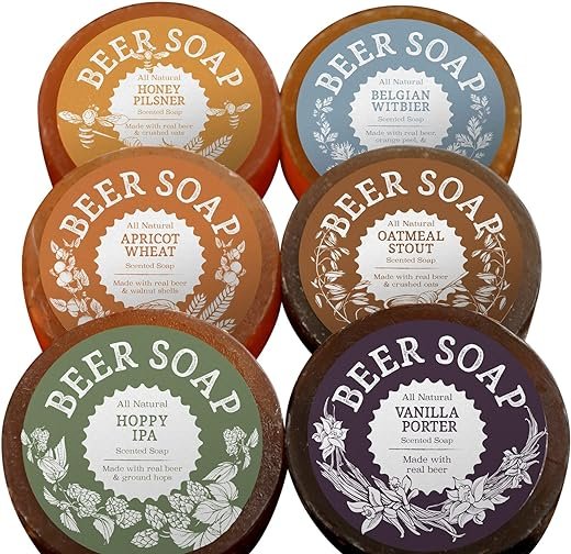 Craft Beer Soap 6-Pack - Made in USA