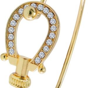 Crystal Lucky Horseshoe Bangle Bracelet