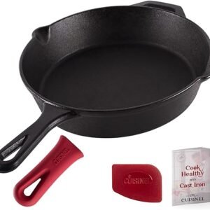 Cuisinel 12-Inch Cast Iron Skillet