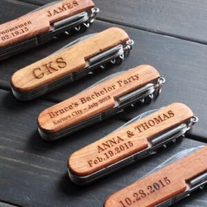 Custom Engraved Pocket Knife - Groomsmen Gift