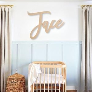 Customizable Wood Nursery Name Sign