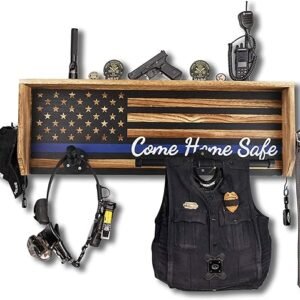 Customized Wall Mounted Police Gear Rack