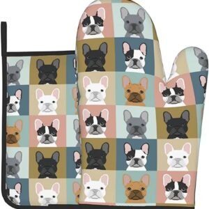 Cute French Bulldogs Oven Mitts