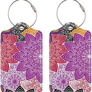Cute Leather Luggage Tag, 2 Pack