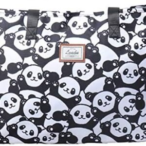 Cute Panda Tote Bag for Travel and Shopping