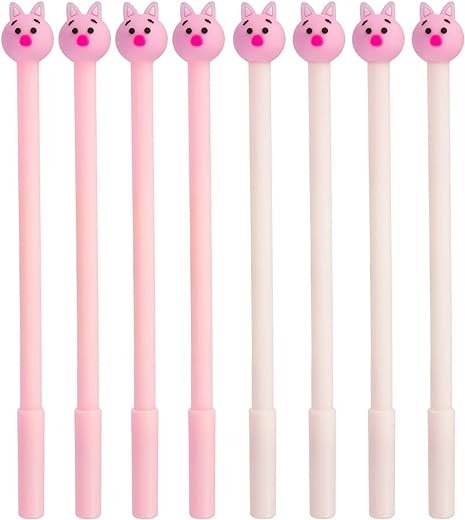 Cute Pig Gel Ink Pen Pack