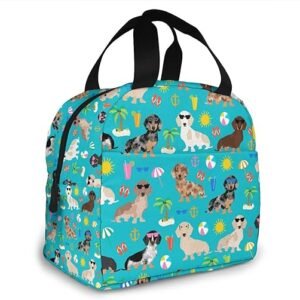 Dachshund Insulated Lunch Bag: Office, Picnic, Travel