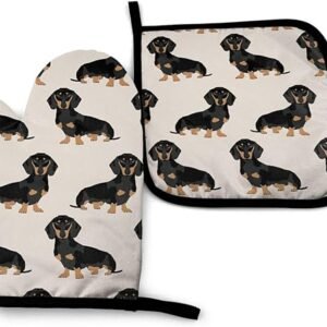 Dachshund Oven Mitts and Pot Holders