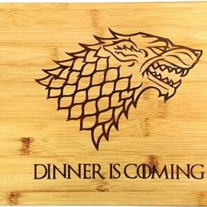 Dinner is Coming Cutting Board