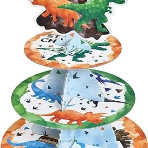 Dinosaur Cupcake Stand - Kids' Birthday Decorations