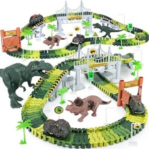 Dinosaur Track Playset with Cars - Best Gift for Kids
