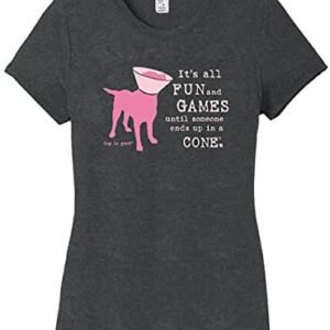Dog is Good Fun & Games, Women's V-Neck - Perfect Gift for Dog Lovers