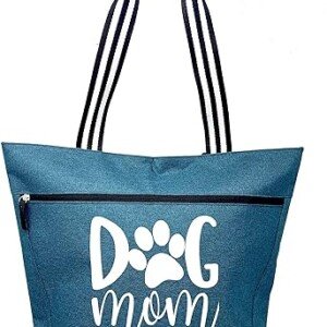 Dog Mom Tote Bag - Great Gift for Dog Lover