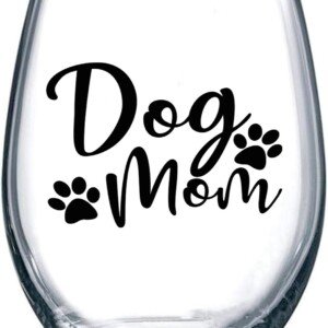Dog Mom Wine Glass - Funny Bone Products