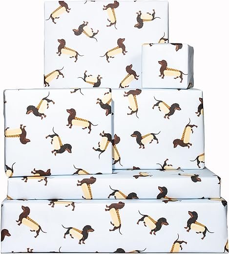 Dog Wrapping Paper - Dachshund Theme