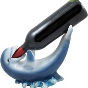 Dolphin Wine Bottle Holder for Tropical Decor