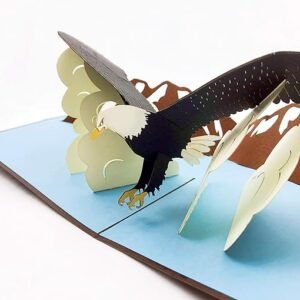 Eagle Flying Father's Day Pop Up Card