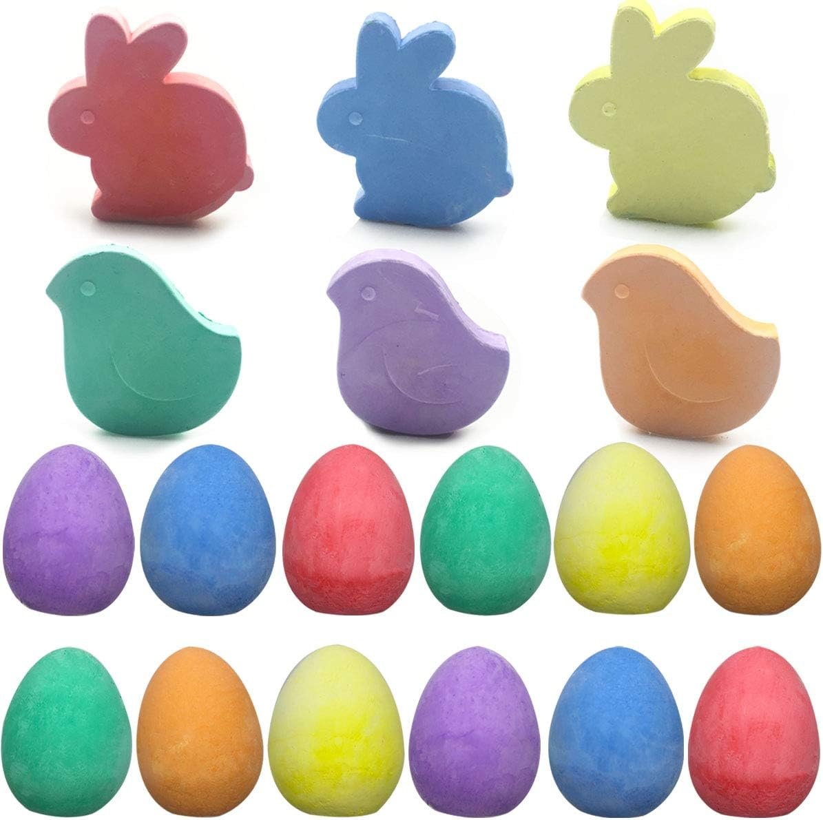 Easter Sidewalk Chalk Set with Eggs