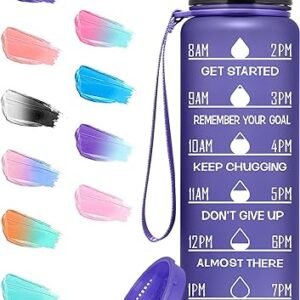 Elvira Motivational Fitness Water Bottle