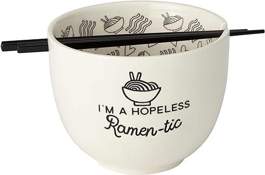 Enesco Ramen-Tic Soup Bowl Set