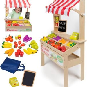 Farmers Market Stand - Toy Grocery Set