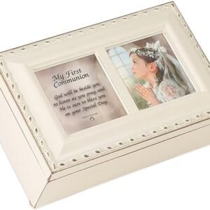 First Communion Music Box - God Beside You