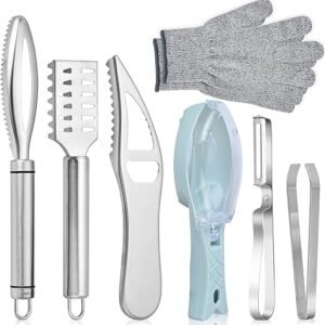 Fish Scaler Set with Cleaning Tools