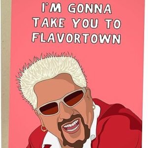 Flavor Town Anniversary Valentine's Day Card