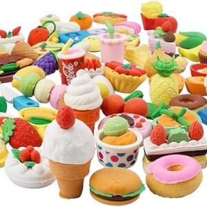 Food Dessert Puzzle Erasers for Kids