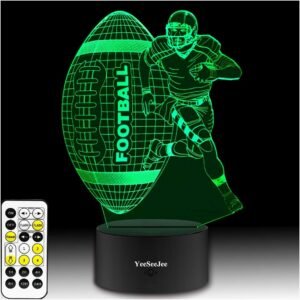 Football 3D Lamp with Remote