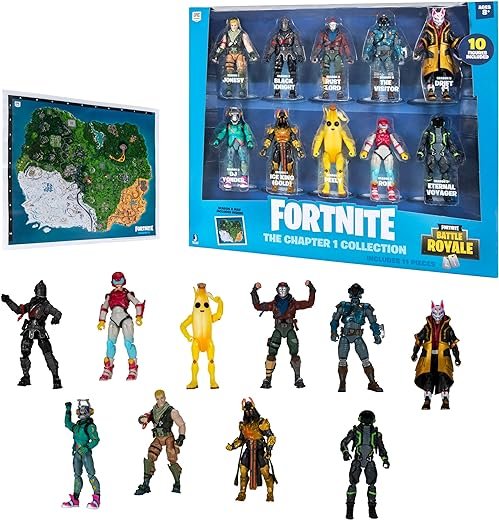 Fortnite Chapter 1 Collection - Ten Action Figures