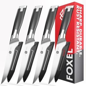 FOXEL Steak Knives - Straight Edge Set