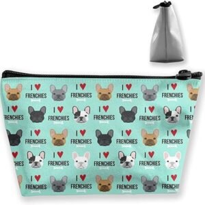 French Bulldog Design Makeup Bag