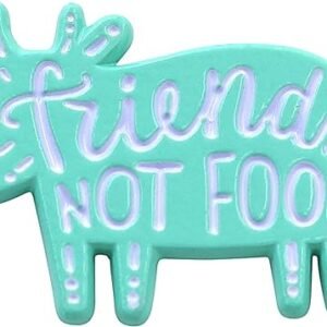 Friends Not Food" Vegan Enamel Pin