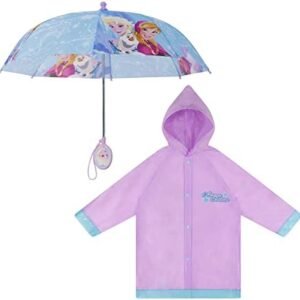 Frozen Elsa and Anna Girls Rain Set