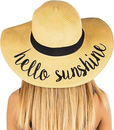 Funky Junque Embroidered Sun Hat