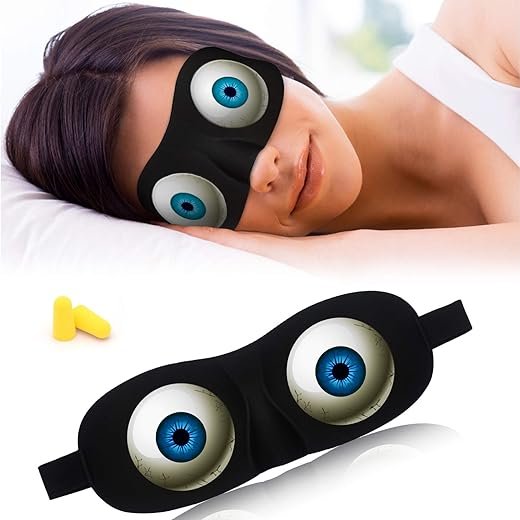 Funny 3D Contoured Eye Sleep Mask